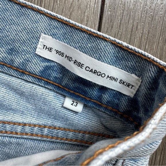 Aritzia Denim Forum Mid-Rise Cargo Skirt | Size: 23 | Excellent Condition - Picture 2 of 7